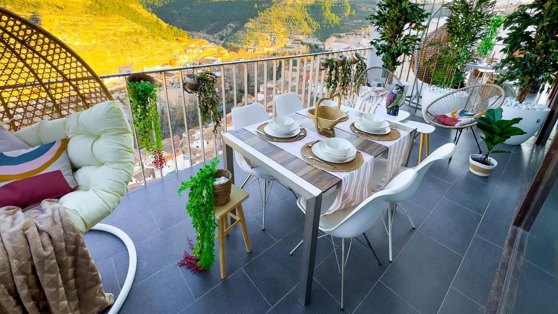 Casas Colgadas Alcala Del Jucar Buitenkant foto